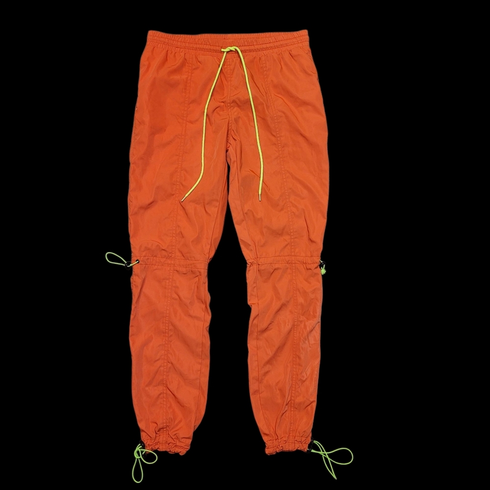 EPTM Men's Long Drawstring Orange Track Pant Size M